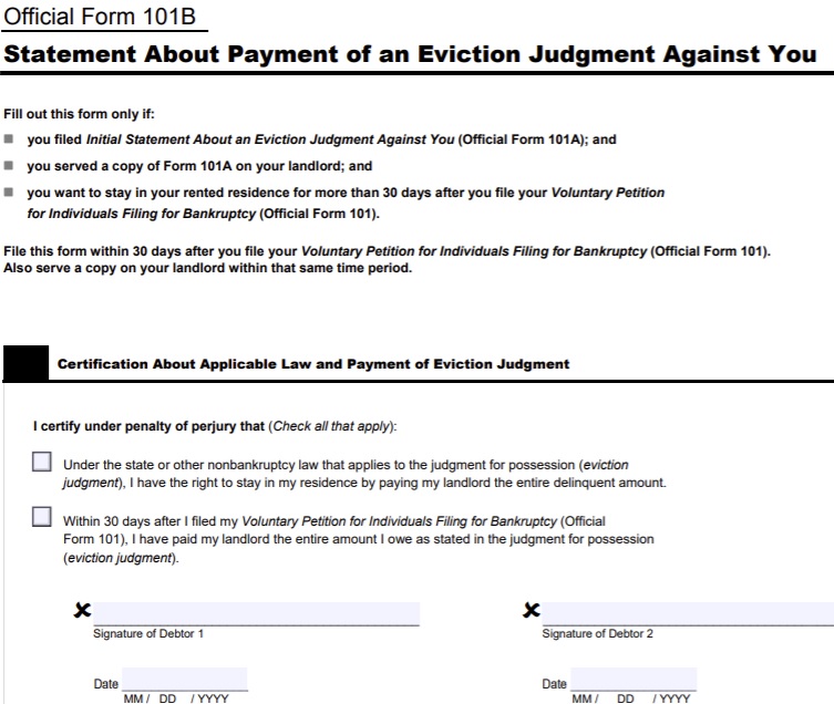 Landlord tenant eviction & bankruptcy - Ronald S. Cook, LLM, JD, MBA
