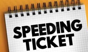 speeding ticket